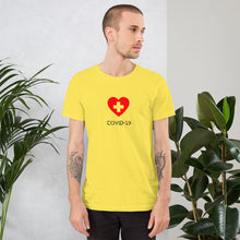 Load image into Gallery viewer, Covid-19 Heart Short-Sleeve Unisex T-Shirt