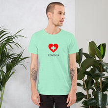 Load image into Gallery viewer, Covid-19 Heart Short-Sleeve Unisex T-Shirt