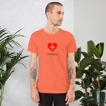 Load image into Gallery viewer, Covid-19 Heart Short-Sleeve Unisex T-Shirt