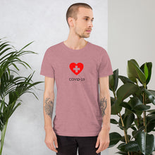 Load image into Gallery viewer, Covid-19 Heart Short-Sleeve Unisex T-Shirt
