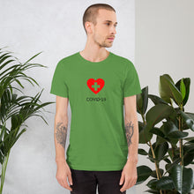 Load image into Gallery viewer, Covid-19 Heart Short-Sleeve Unisex T-Shirt