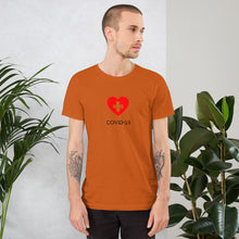 Load image into Gallery viewer, Covid-19 Heart Short-Sleeve Unisex T-Shirt