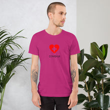 Load image into Gallery viewer, Covid-19 Heart Short-Sleeve Unisex T-Shirt
